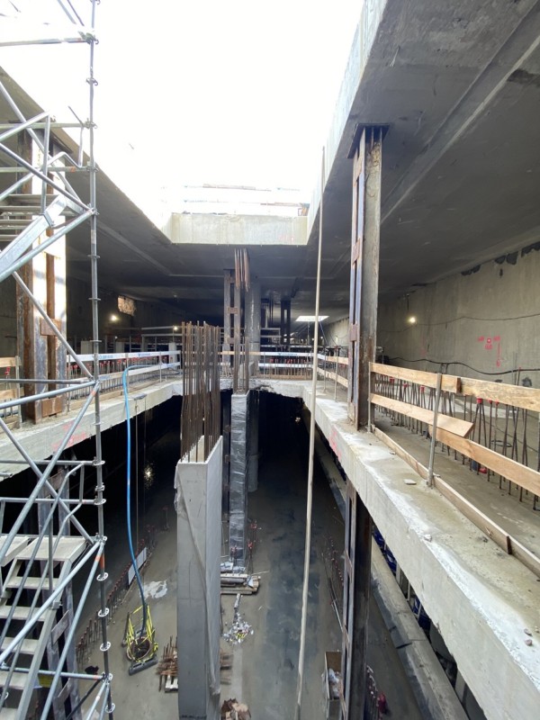 Postępy na budowie metra