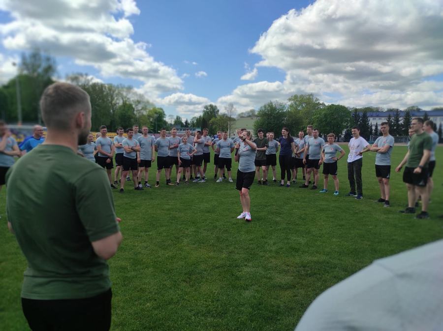 Mistrzyni lekkiej atletyki trenowała mazowieckich terytorialsów