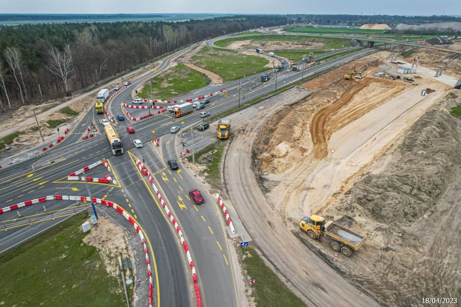 S7 pomiędzy Płońskiem a Czosnowem