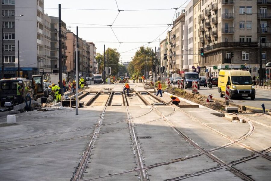 Warszawa - Tramwaje wracają na ulicę Puławską