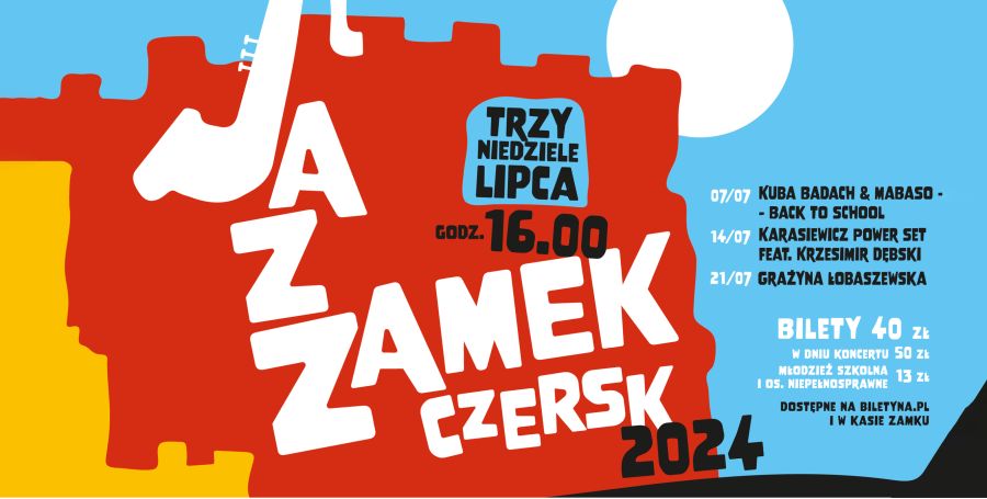 Festiwal JazZamek w starych murach średniowiecznego zamku w czersku