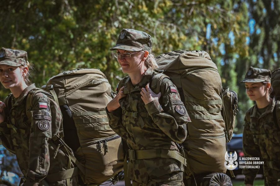 Ponad 90 mieszkańców północnego Mazowsza rozpoczęło szkolenie w 5 Mazowieckiej Brygadzie Obrony Terytorialnej