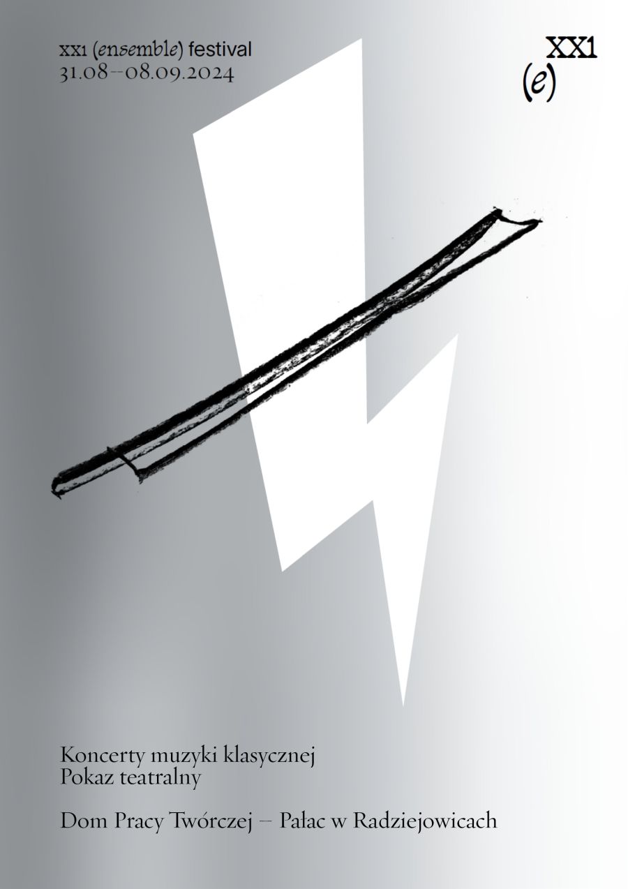 XXI edycja Festiwalu Ensemble!  31.08–8.09.2024 r. w Pałacu w Radziejowicach