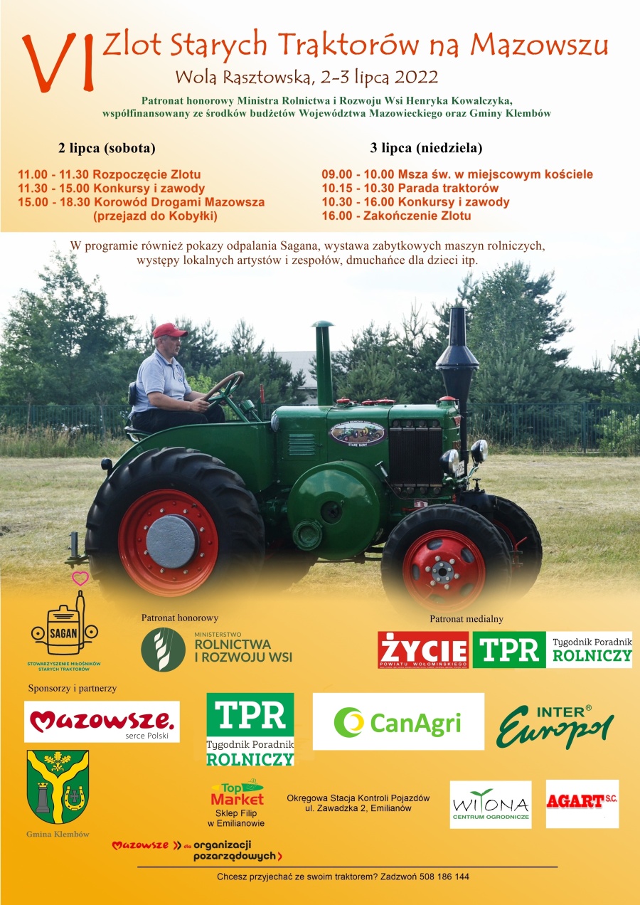 VI Zlot Starych Traktorów na Mazowszu