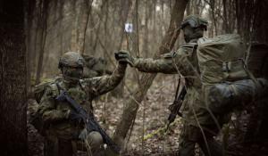 Nocne  szkolenie mazowieckich terytorialsów  