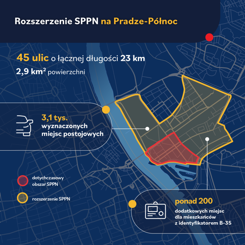 Strefa parkowania powiększa się o część Woli i Pragi 