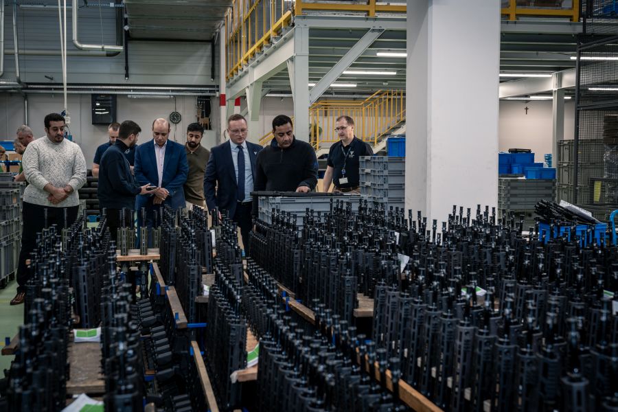 Delegacja z Królestwa Arabii Saudyjskiej w Fabryce Broni w Radomiu