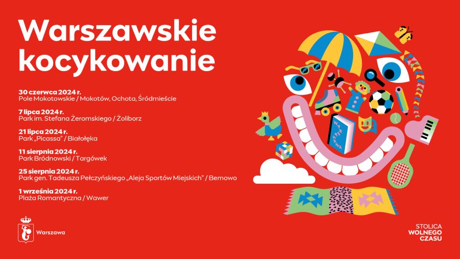 Warszawskie kocykowanie 2024 - malowanie, zabawy i inne atrakcje