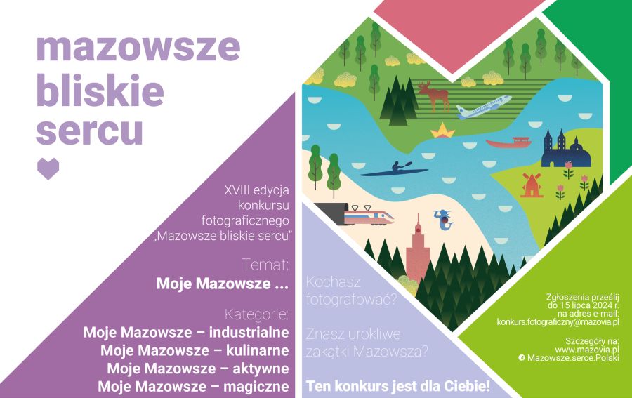 Kochasz fotografować, znasz piękne zakątki Mazowsza? Ten konkurs jest dla ciebie!