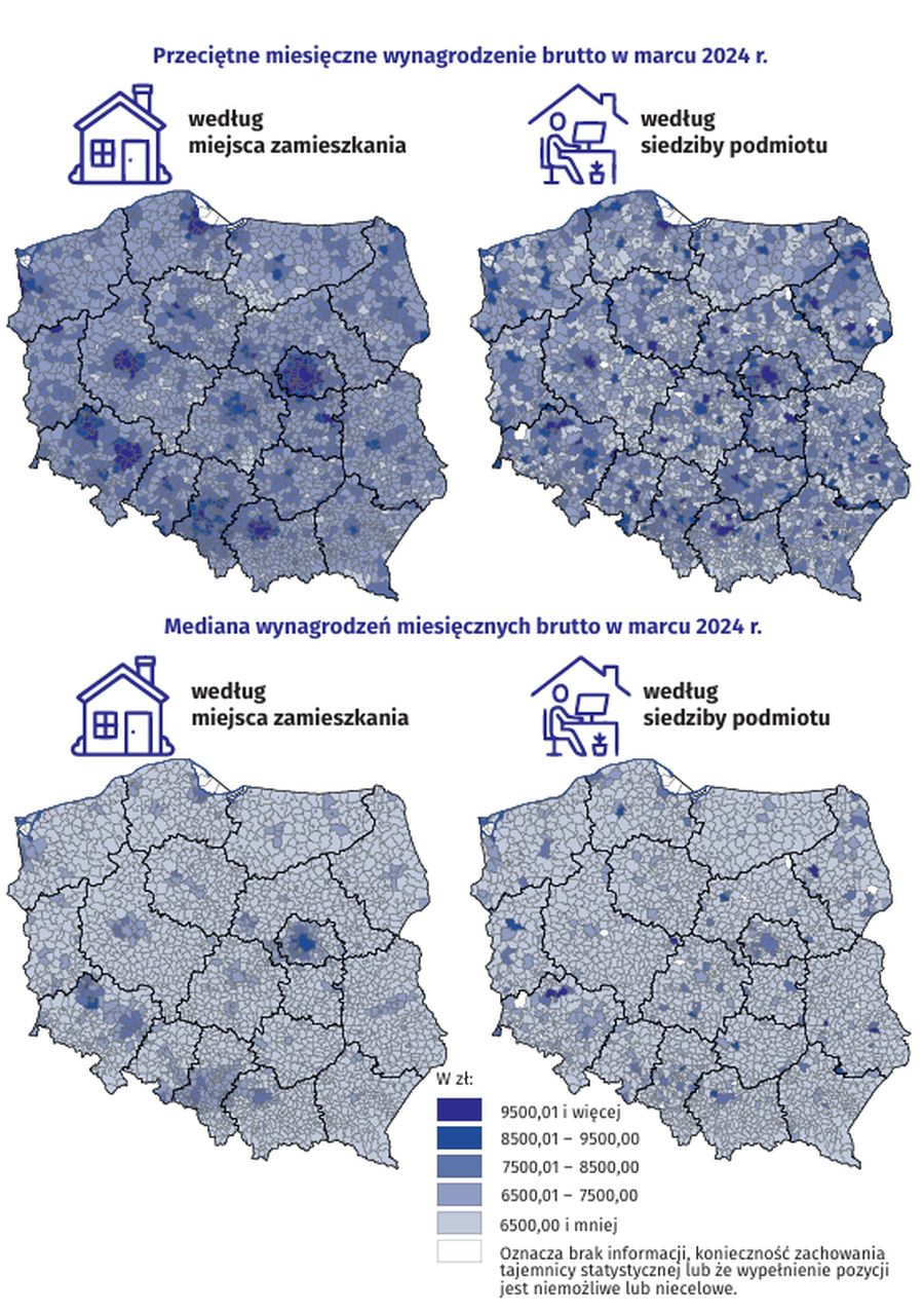 Rozkład wynagrodzeń w gospodarce narodowej