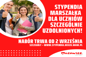 Zostań stypendystą marszałka!